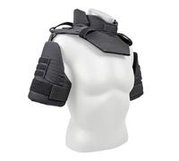 Protector de Cuello, Hombros y Torso MOLLE de Las Fuerzas Especiales Rusas | Cobertura ampliada hombros y cuello, Acolchado malla suave y transpirable, Fijación con cierre gancho bucle