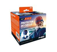 Protector de Cuello Neopreno Hombre y Mujer | Buceo, Natación, Triatlón, Surf y Accesorios Paddle Surf | Compatible Traje Neopreno Hombre 5mm Traje Buzo | Hecho en España (Negro, Small (30-35 cm))