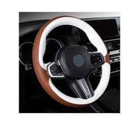 Protector De Cuero para Volante De Coche, Bricolaje, para Sport G30 G31 G32 G20 G21 G11 G12 G14 G15 G16 X3 para G01 X4 G02 X5 G05 X7 G07 Fundas para Volante de Coche(Brown)