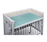 Protector de cuna para cuna colecho Wonderful World 40x90 cm menta | tiSsi®
