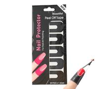 Protector de cutícula para pintura de uñas en gel, protector de esmalte de