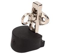 Protector de Dedo de Acero Inoxidable para Clarinete Oboe, Reposapiés con Cojín de Goma, Protector Ajustable, Accesorios para Instrumentos de Viento