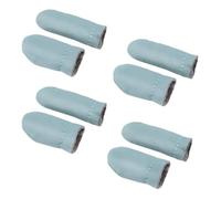Protector De Dedo De Cuero for Fieltrar Agujas, Herramienta De Mano for Bordar, Protección De Punto, Índice Del Pulgar, Dedal, 4 Pares