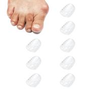 Protector de dedo para los pies, funda de silicona Kit de protección antifricción para los dedos de los pies | Puntas antisudor para hombres y mujeres, evitan las bombillas, el maíz, protegen los