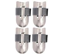 Protector de dedos de acero inoxidable | Protector de dedos | Juego completo de grosor total para filetear tallar trabajos de cocina