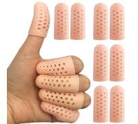 Protector de Dedos de Gel Transpirable,10PCS Protectores de Dedos,Protectores de Dedos de Gel,Mangas de Dedo,para dedo gatito,Agrietamiento de dedos,Artritis de dedos y más