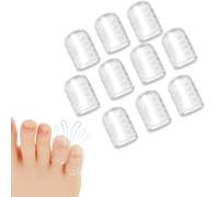 Protector de dedos de silicona antifricción, protectores de dedos de silicona, protectores de dedos de gel 2024, fundas transpirables para dedos pequeños, ampollas, callos y protección de callos (10)