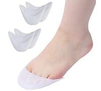 Protector de dedos de silicona, puntera de gel, protección media completa, cojín de ballet, protector de punta, zapatos de tacón alto, alivio del dolor, para zapatos de punta, zapatos de ballet, 2