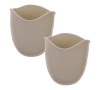 Protector de Dedos del Pie para Calzado de Danza, 1 Par | Sebs y Gel, Tejido Transpirable Reutilizable, Beige, para Botas y Antepié en Carrera Larga y Senderismo