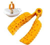 Protector de dedos para cortar - 3.94 pulgadas, protector de dedos de cocina antideslizante de polipropileno, corte de verduras | Ayuda de picar antideslizante segura para alimentos, mandolina