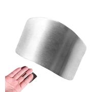 Protector de dedos para cortar verduras | Acero inoxidable ajustable portátil, protector de dedos para cortar alimentos, para carne, pescado, patatas, zanahorias