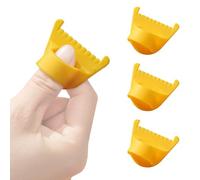 Protector De Dedos Para Costura 4 Unidades, Protector De Dedos Para Tejer, Dedales Ergonómicos Para Coser Bordar Acolchar Tapicería Principiantes Y Adultos