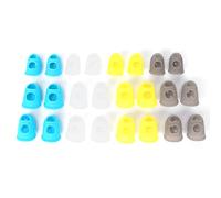 Protector de dedos para guitarra, 24 piezas 3 Tamaños Diferentes Protectores de silicona para dedos de guitarra Fácil de llevar y quitar Reutilizable Cubre Dedos Guitarra