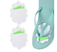 Protector de dedos para sandalias - Protector de dedos cómodo | almohadillas transparentes antigolpes, autoadhesivas, lavables, separador, transpirable, playa, mujer y hombre al aire libre