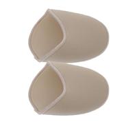 Protector de Dedos para Zapatos, Par 11,8x9,5x0,2cm Beige | Sebs, Tejido y Gel, Reduce Roce en Antepié, para Senderismo y Carrera Larga
