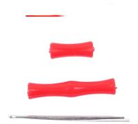 Protector de dedos Soft Silicone Gear con baja vibración para jóvenes Target Practice Training (rojo)
