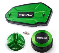 Protector de depósito Accesorios Tapas De Líquido Frenos Delanteros Y Traseros Motocicleta Tapón Llenado Aceite para Kawasaki Z900 Z 900 2017-2022 2023 2024(Vert)