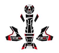 Protector De Depósito Adhesivo Decorativo Para El Depósito De Combustible Motocicleta Para DUCATI Multistrada V4 S V4S 2021 2022 2023 2024 Motocicleta Pegatina