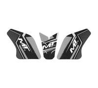 Protector De Depósito Adhesivo Protector Lateral Para Depósito De Combustible Motocicleta Para YAMAHA MT-07 MT 07 MT07 2021-2024 Almohadillas Tracción Motocicleta Pegatina