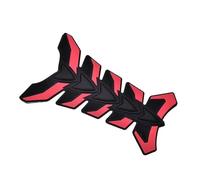 Protector de depósito Ajuste para Ninja 400 Z900 Z1000 Zx10r Er6n apto para 650 3D motocicleta cuerpo Protector de almohadilla de tanque de combustible 3M Accesorios(B Red)