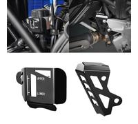 Protector de depósito de Cilindro Maestro de Freno Trasero Compatible con Tenere 700 XTZ 700 T700 2019-2024, Incluidas Las Versiones World Raid T700 y 22-2024(Set Black)