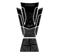 Protector de depósito de resina 3D compatible con BMW F 850 GS 2018-2022 GP-759 (Triple Black)
