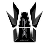 Protector de depósito de resina 3D compatible con BMW S 1000 XR 2020-2022 Line Style FM-755 (Triple Black)