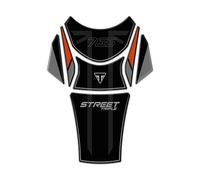 Protector de depósito de resina 3D compatible con Triumph Street Triple 765 RS 2024 GP-1057 (Silver Ice)