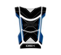 Protector de depósito de resina 3D compatible con Voge Valico 900DSX 2024 On GP-1060 (Avio Blue)