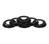 Protector de Desbrozadora para Mantenimiento, 6 Piezas de Hierro Negro | Cubierta Protectora para Recambios Desbrozadoras, Metal Resistente, Instalación Rápida, Uso en Corte de Césped