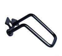 Protector de desviador de bicicleta de acero inoxidable con diseño de arco de doble ala, protector mecánico trasero para bicicletas de montaña y carretera, escudo de cadena de ciclismo (negro)