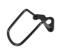 Protector de desviador trasero fiable para bicicleta, protector de cadena de acero para una conducción segura (tamaño pequeño)