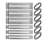 Protector de diapasón de acero inoxidable Herramientas Guitarristas Kit de herramientas de reparación de trastes de guitarra para bajo, traste, alambre de lija