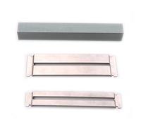 Protector de diapasón de guitarra con alambre de traste, kit de piedra de lijado para reparación de guitarra y herramientas de luthiers, herramienta de pulido de molienda