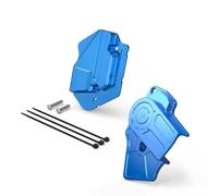 Protector de disco de freno delantero Protector del cuerpo del acelerador y cubierta de la válvula de alimentación izquierda para Husqvarna TE 300 TE 250 TBI(Kit Blue)