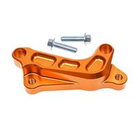 Protector de disco de freno trasero Ajuste para EXC SXF XC XCF XCW para Husqvarna TE FC TC TX FX Discos de freno delanteros Rotores Soporte adaptador pinza(320MM Bracket Orange)