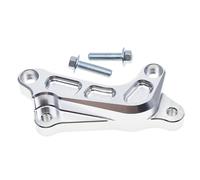 Protector de disco de freno trasero Ajuste para EXC SXF XC XCF XCW para Husqvarna TE FC TC TX FX Discos de freno delanteros Rotores Soporte adaptador pinza(320MM Bracket Silver)