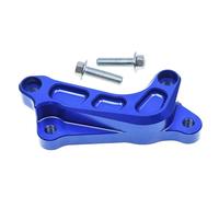 Protector de disco de freno trasero Ajuste para EXC SXF XC XCF XCW para Husqvarna TE FC TC TX FX Discos de freno delanteros Rotores Soporte adaptador pinza(320MM Bracket Blue)