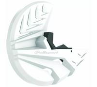Protector de disco de freno y parte inferior horquilla negro blanco Polisport...