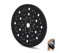 Protector de Disco de Lijado 150 mm 70 Agujeros, Almohadilla Interfaz Compatible con para Mirka 8295612111 Abranet, Soporte con Velcro para Lijadora Orbital, Discos Abrasivos y Extracción de Polvo