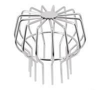 Protector de drenaje de acero inoxidable para canalones de techo y bajantes para soportar un rendimiento de drenaje de bajo mantenimiento (para tuberías de 90-110 mm)