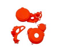 Protector de Embrague de Motocicleta, Cubierta de piñón de transmisión Delantera, Protector de Encendido Compatible con Motor YBS300 S7 KEWS K16 K23 LC176MN(Orange)