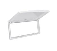 Protector de Enchufe Resistente al Agua 3 Bandas, Cubierta para Interruptor de Pared, Caja de Protección para Enchufes Estándar- Blanco