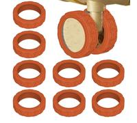 Protector de equipaje de viaje - Rolling de silicona elástica, cubierta de la base de los hiladores, escudo slip -on de la maleta | Cojín de rodadura antifricción, capa de protección para amm, naranja