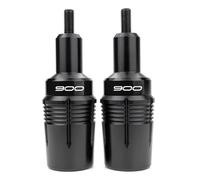 Protector De Escape Deslizante Y Antichoque para K&awasaki Z900 Z 900. Deslizadores De Chasis con Almohadilla Antichoque para Motor. Deslizadores De Marco(Negro,X-2)