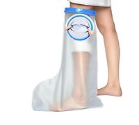 Protector de Escayola Impermeable, 67cm Funda Pierna Ducha Protector de Pie para Adultos, Protector para Ducha para Bañarse Mantenga el Vendaje Fundido Seco Protectores de las Piernas (Media Pierna)