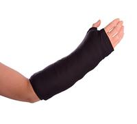 Protector de escayola para brazo a la moda y divertido. Mantiene la escayola limpia, protege la ropa y los accesorios (talla adulto mediana / grande, color negro)