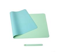 Protector de escritorio estético de piel de PVC de doble color, cambia sin esfuerzo tu estilo de oficina sin comprometer (B)