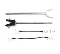 Protector de espejo de popa de barco de metal resistente 20 3 a 32 5 pulgadas Sujeción segura para motores fuera de borda de hasta 100 El clip de grado marino evita rayones y