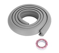 Protector de Espuma, 2 m Protector de Borde de Mesa Suave Protectores de Borde Y Esquina Seguros Protectores de Borde de Parachoques Muebles Seguridad para Mesa, Escalera (Gray)